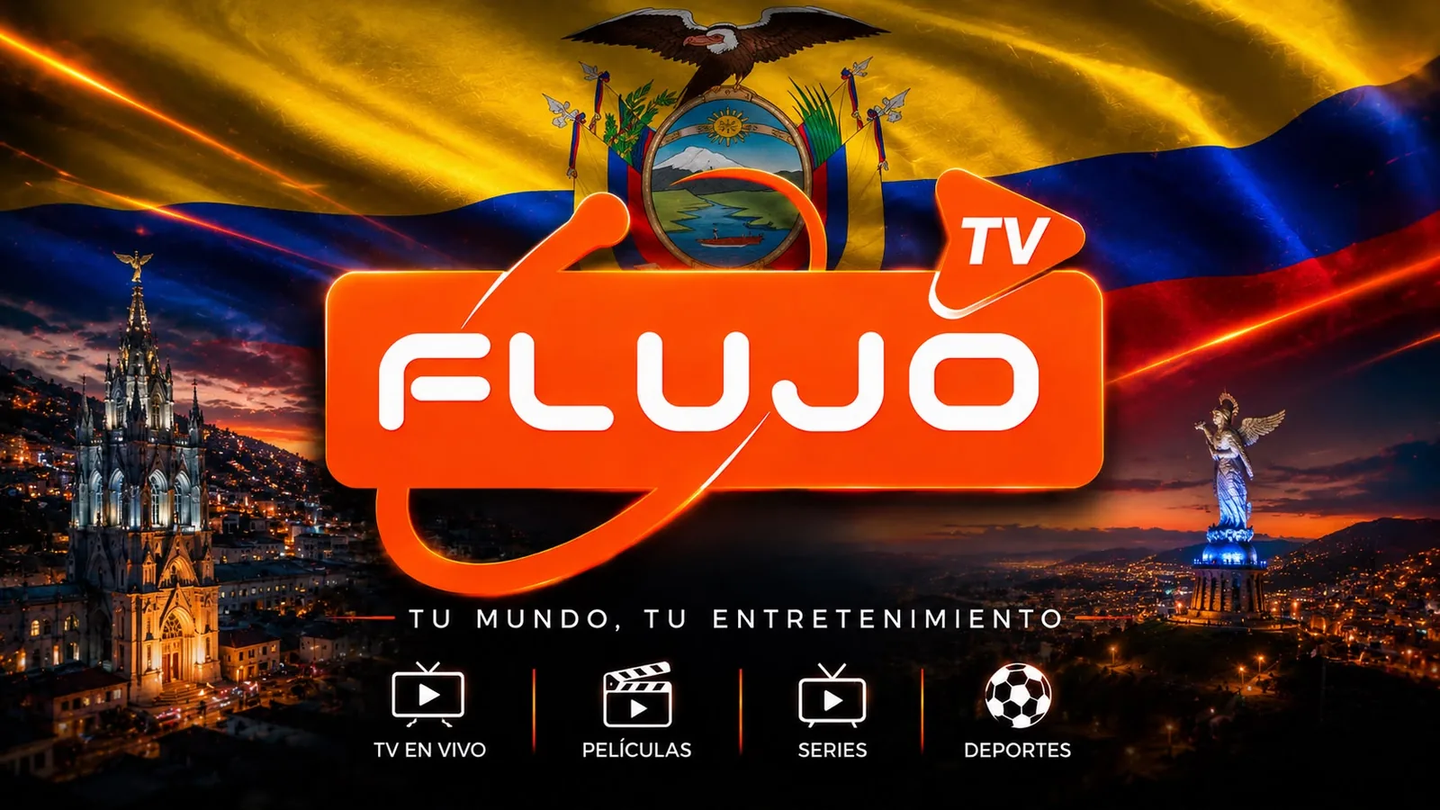 Flujo TV Ecuador para televisiÃ³n y celular Android